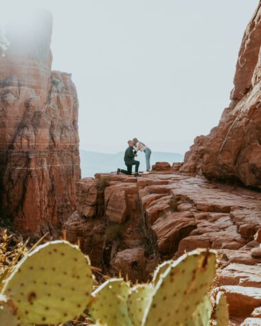Demande en mariage au Grand Canyon