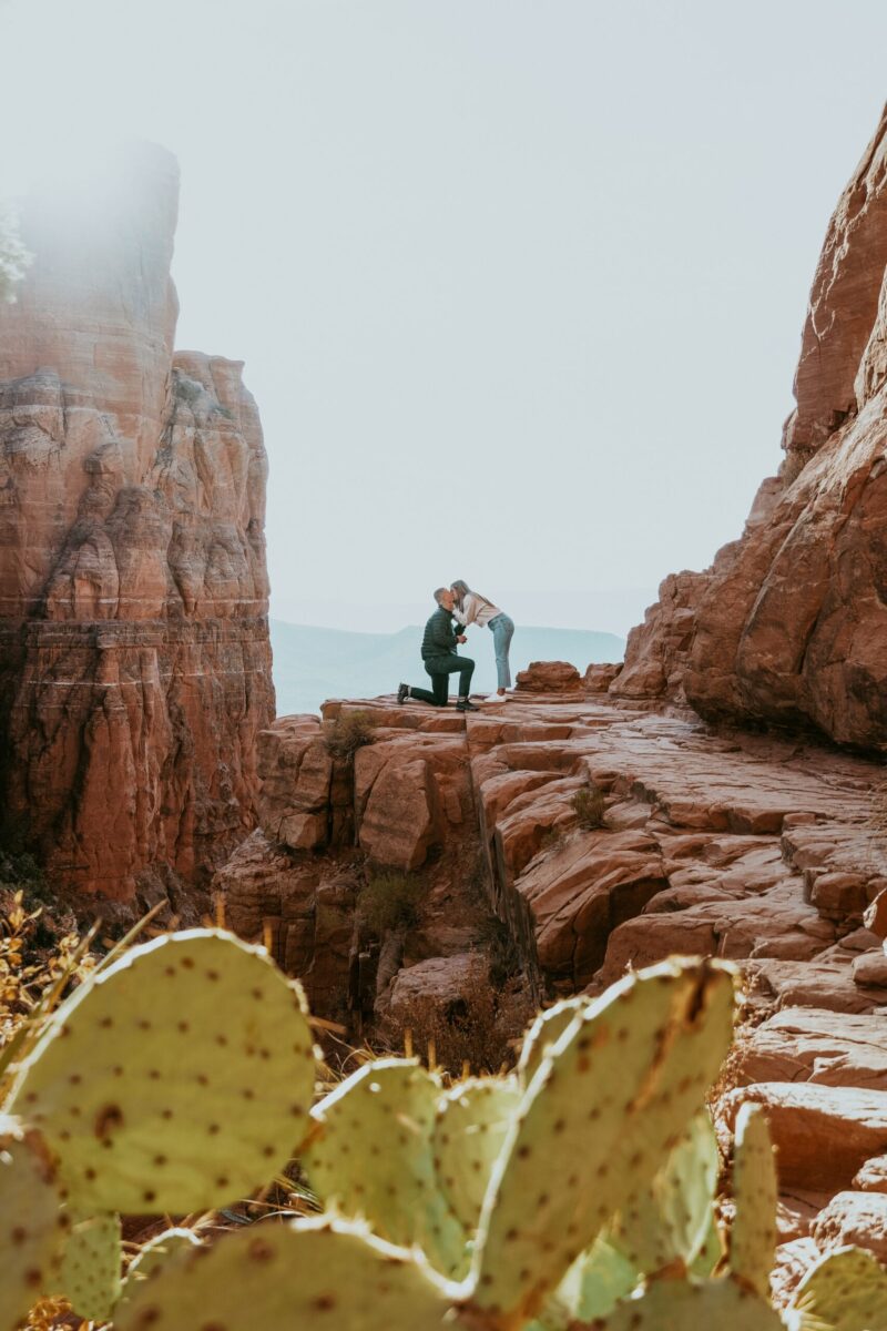 Demande en mariage au Grand Canyon