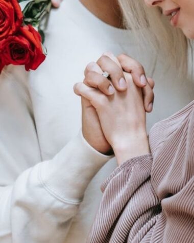 Holding hands