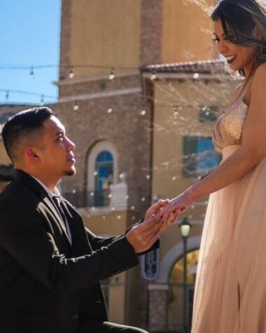 Proposing at a wedding