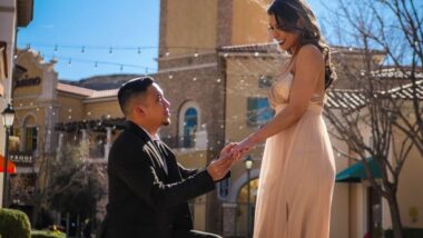 Demande de mariage lors d'un mariage
