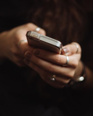 Woman on phone